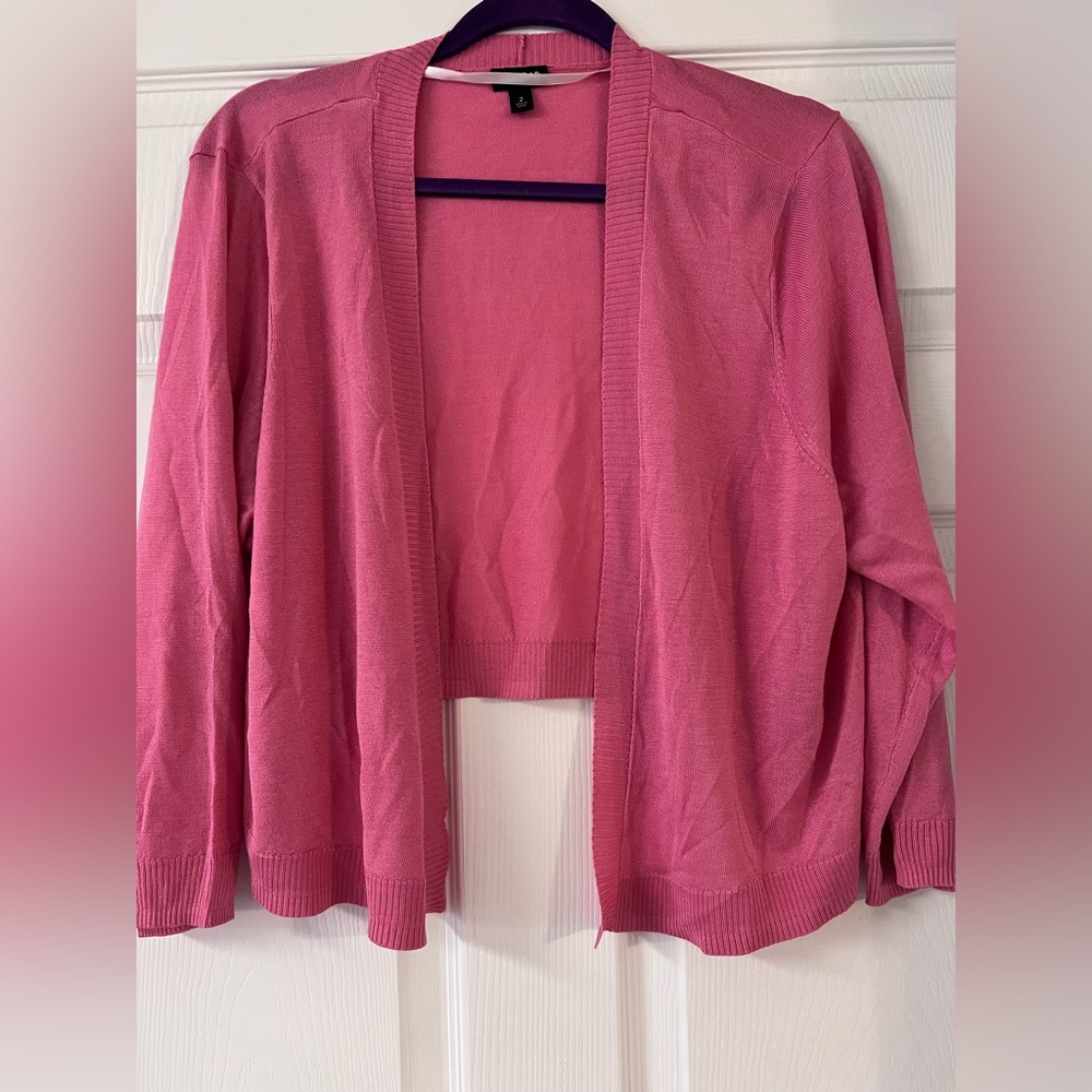 Torrid Pink Cardigan Sweater Lightweight Knit